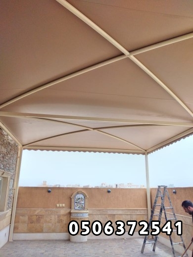 تركيب مظلات سيارات مظلات شد انشائي بجدة